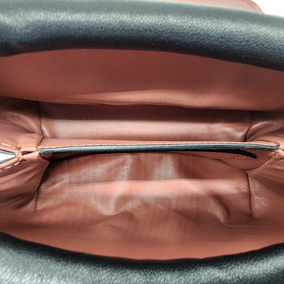 Valentino Mini VLOGO East/West Shoulder Bag - Leather - Black - Runway $1650 - Picture 8 of 10